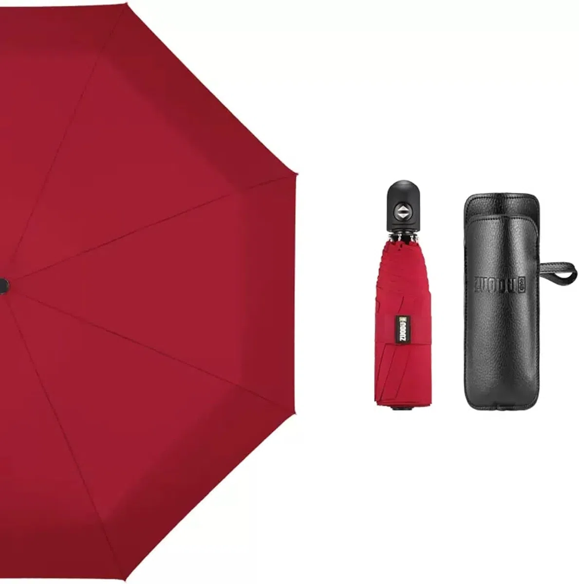 Parasolki Parasol składany z 8 żebrami, automatyczny przycisk otwierania i zamykania, obsługiwany jedną ręką(Purple)