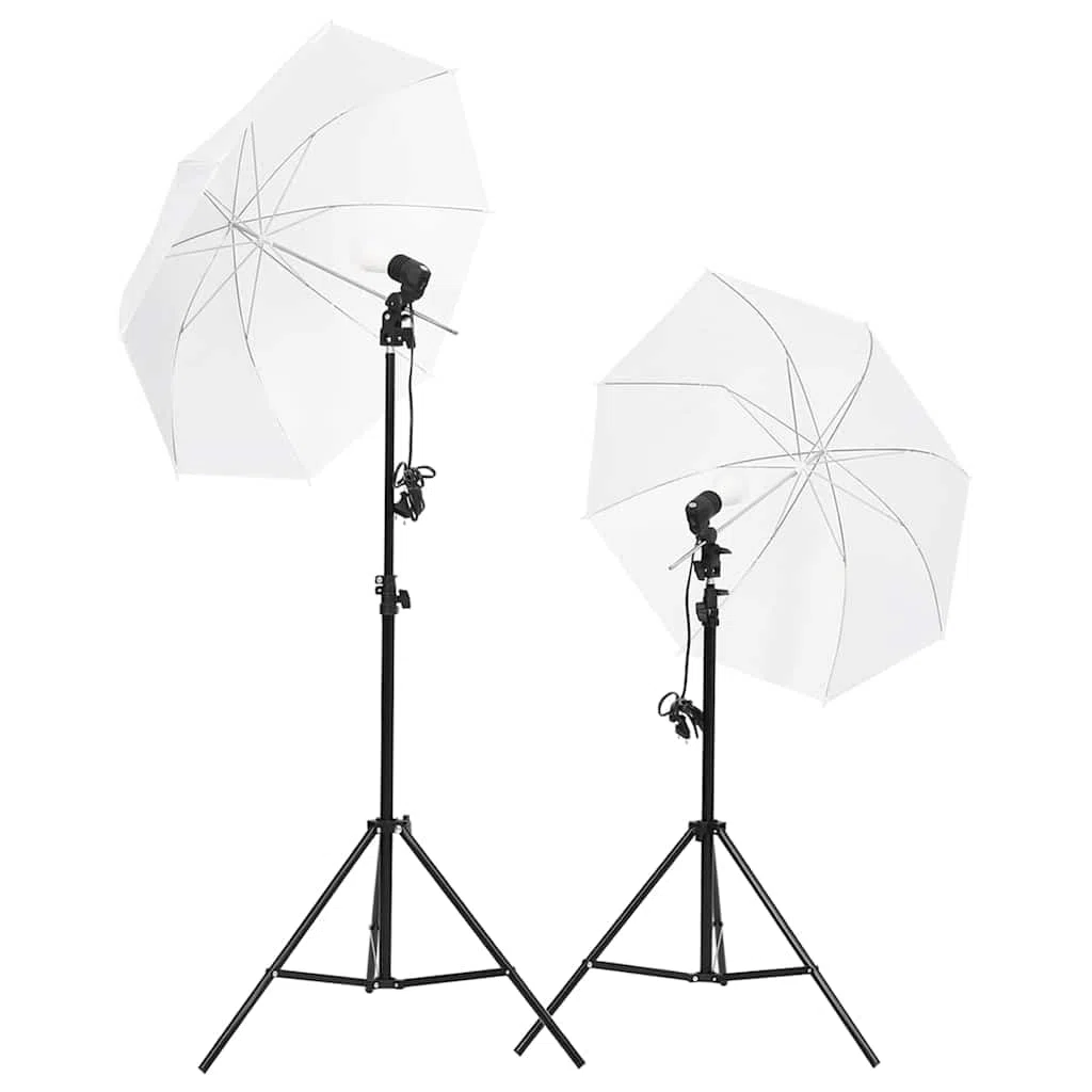 Zestaw do studia fotograficznego z systemem tła 300 x 500 cm, lampy dzienne 5500 K, abażury Softbox, aluminiowe statywy, torba do przenoszenia filmów i fotografii